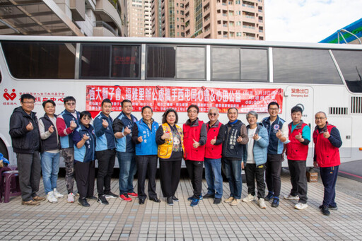 生命之愛捐血活動中港捐血室溫馨登場 民眾寒冬挽袖捐血成溫暖畫面