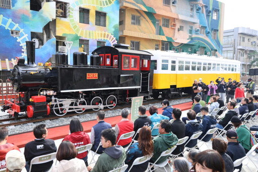 李昆澤成功爭取蒸汽火車頭在三塊厝車站輪展