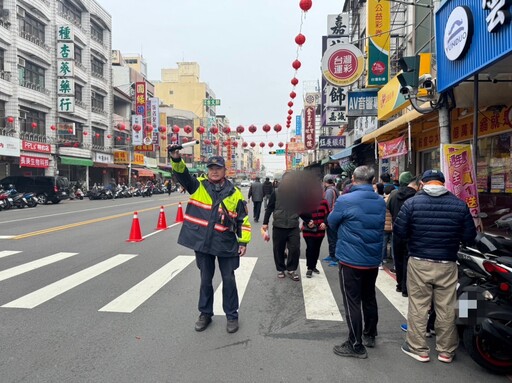 平安順暢過好年 春節連續假期嘉市警交通疏導不打烊