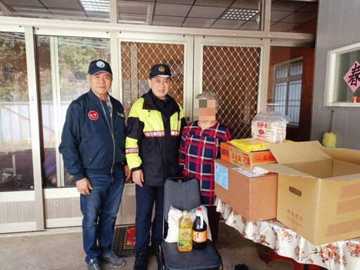 中市和平警攜手里長關懷獨居長輩 成山區最暖風景