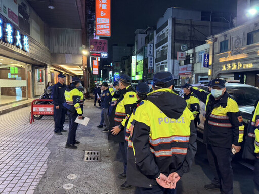 南市警局春節前「威力掃蕩」兩天查獲多起違法案件