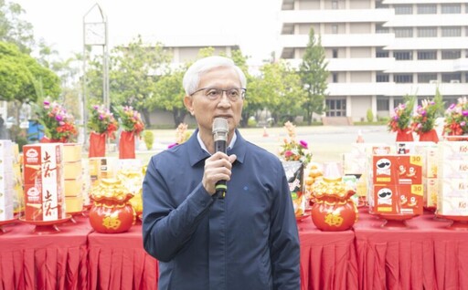 中鋼舉辦新春開泰祈福典禮 祈求廠內生產穩定順利，廠外接單銷售暢旺！