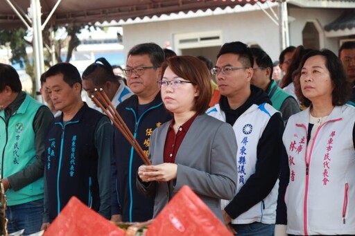 屏東市歸園 第三納骨塔 市長周佳琪舉行破土典禮