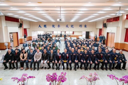 竹市警局卸新任分局長交接 邱臣遠勉全力以赴 打造市民安心的宜居家園