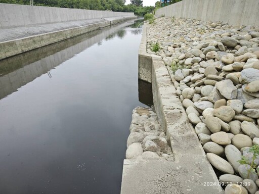 佳里區海埔排水匯流口整治完成 市府持續推進提升防洪