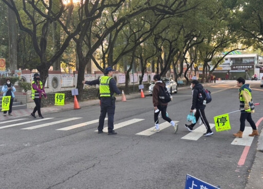 開學日 中興警啟動護童專案全力守護學童安全