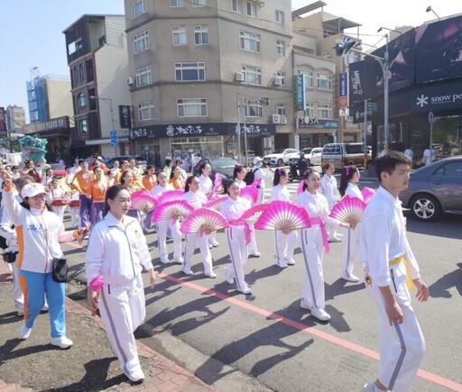 太極門竹北道館「祥龍賜福-傳愛寰宇」踩街送祝福熱鬧登場