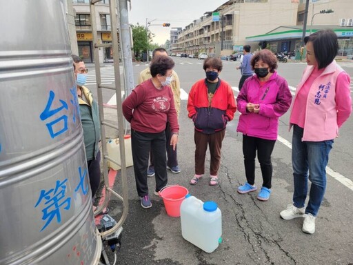 柯志恩委員關心高雄市停水狀況