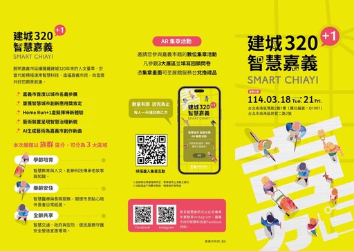 智慧城市大揭密！『建城320+1 智慧嘉義』引爆2025台北展，突破科技與人文極限！