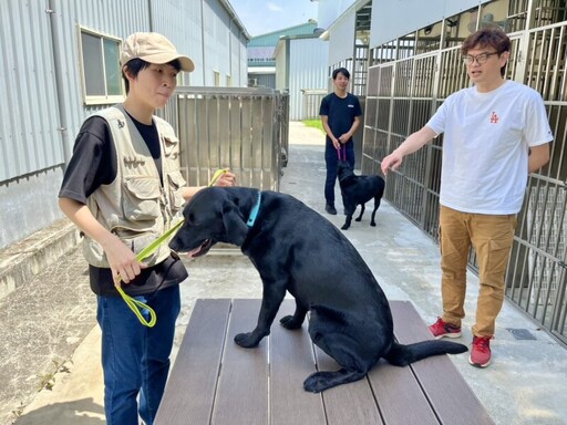 守護毛英雄健康 動保處為搜救犬警犬施打疫苗