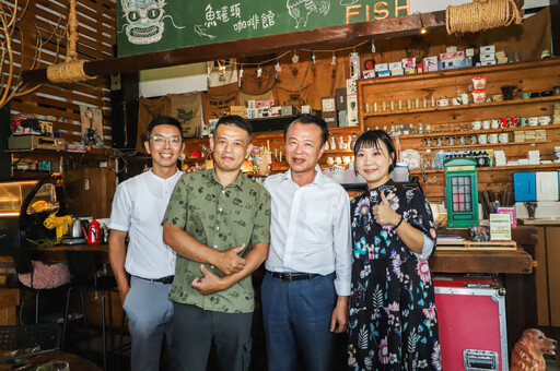 嘉義縣「魚罐頭咖啡館」吸引遊客朝聖