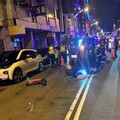 自小客車駕駛恍神沿路撞 中市二分局警籲：行車保持專注勿分心