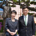 安倍接班人高市早苗高雄保安堂揭碑致意 賴瑞隆推動台日關係更加友好緊密