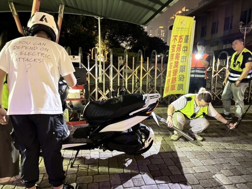 中市警、環、監聯手掃蕩城市噪音 打擊改裝車歪風