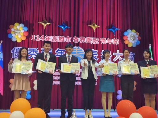 輔英科大師生表現搶眼 優秀青年與績優人員雙獲獎
