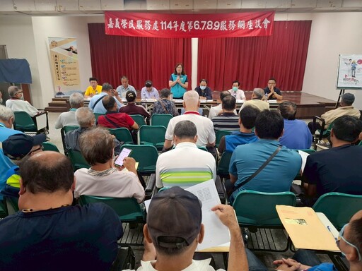 交流互動完善服務照顧 嘉義榮服處進行海線區服務網座談