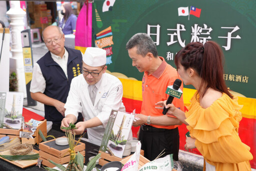 百人包粽慶端午 三鳳中街首度結合「日式粽」文化展現台日情誼