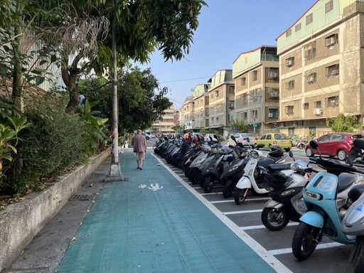 保障行人權益，高市大昌一路302巷增設停車帶保護型標線人行道