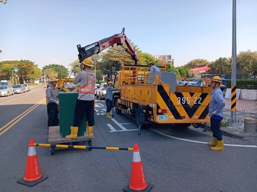 台電台南區處端午前強化巡檢設備 加強供電穩定性