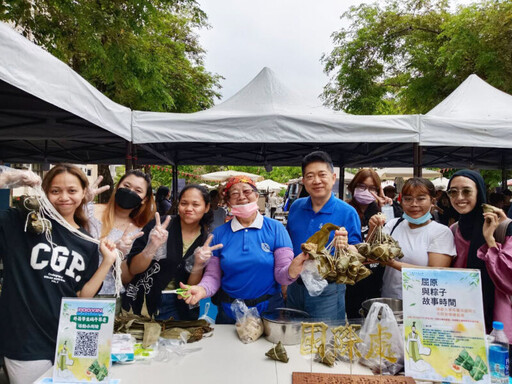 熱鬧滾滾迎端午 輔英科大國際生體驗包粽唱華語展才藝 社團群英盛典綻光芒