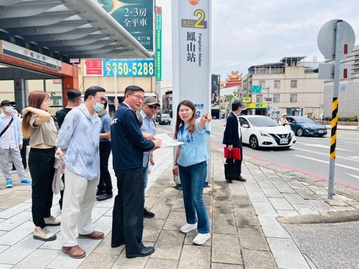 李雅靜爭取打造鳳山火車站與捷運站地下連通道，繁榮地方