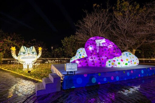 南投燈會流光藝彩燈區奪義大利白金獎 移展巧咖節