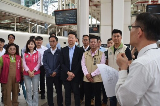 許智傑邀交通部長陳世凱左營現場會勘！允諾打通高鐵捷運連通道