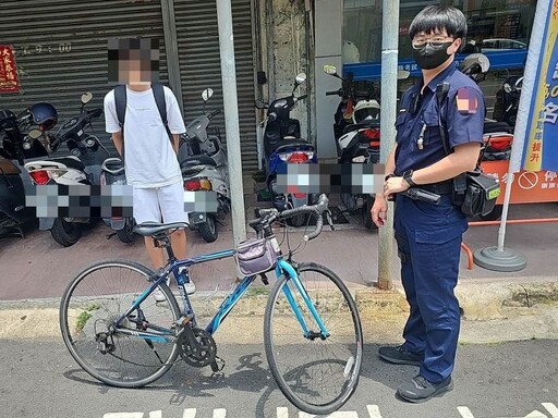 忘記單車停放位置 長榮警協助尋找及修理