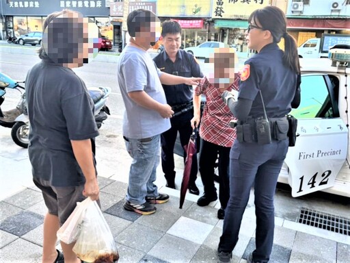 失智婦迷途街頭 竹園警協尋助團圓