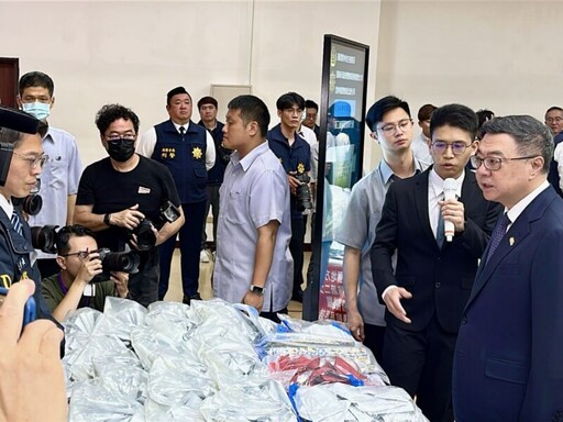 南警執行「安居緝毒專案」成果豐碩 獲行政院長高度肯定與勉勵
