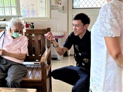 探訪親人卻迷途 長竹警暖心助老婦團圓