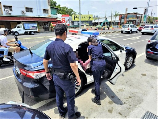 拄杖老婦迷途求助 竹園警耐心協助返家