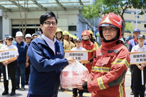 陳其邁視導楠梓科技產業園區跨局處搶救演習