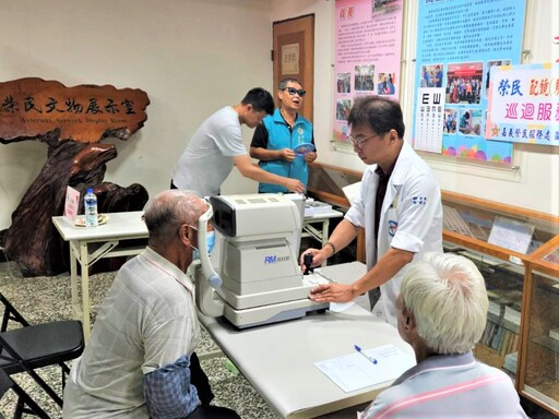 配鏡巡迴服務 關懷榮民視力照護需求