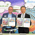 長榮航空開航休士頓十週年 休士頓副市長頒發「市長文告」 表示感謝