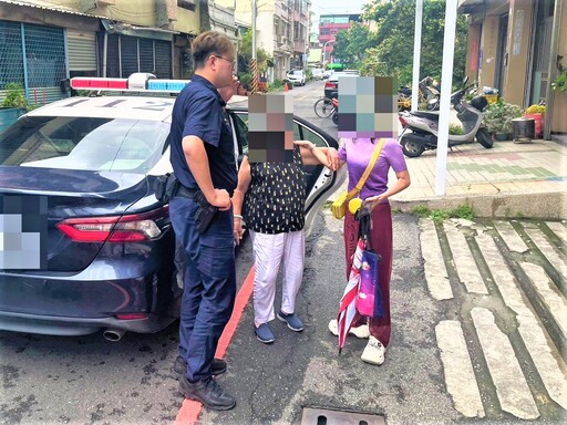 老婦迷途巷弄 長榮警助返家團圓