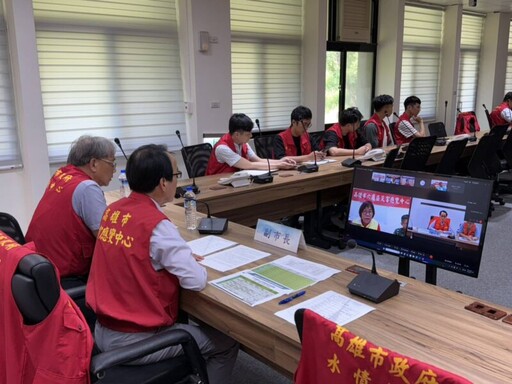 楊柳颱風逼近 高雄市林欽榮副市長指示預防性撤離與加強防汛整備