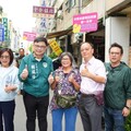 賴瑞隆三民區十全市場掃街 議長康裕成、議員何權峰、張博洋陪同拜票