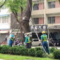 林欽榮副市長視察亞灣社宅、鹽埕區抽水站與輕軌沿線 強化防颱整備