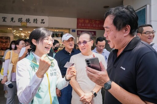 林岱樺提出三大護國產業 商圈里長齊聚展現高人氣