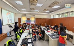 中市警邀幼兒開箱警所 化身見習警探 體驗波麗士日常