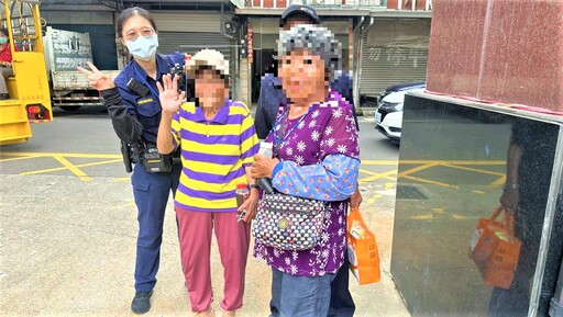 遊嘉迷失方向 南門警助老翁與家人團聚