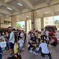 消防大昌分隊親子體驗營登場 CPR、滅火器實作教學