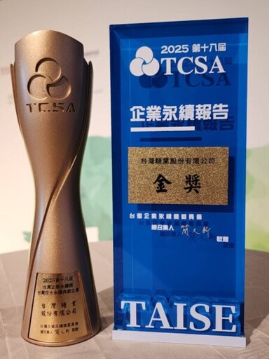 台糖永續硬實力再獲肯定!TCSA一舉摘下雙料殊榮
