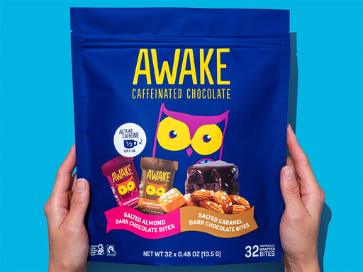 每塊含50毫克咖啡因、一口等同半杯咖啡!AWAKE咖啡因巧克力進駐美加Costco