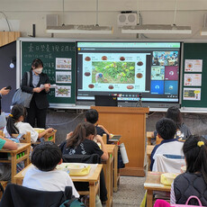 台日學童共享在地風味午餐！打拋肉與豆乳味噌湯跨國上桌 深化食育與農業交流