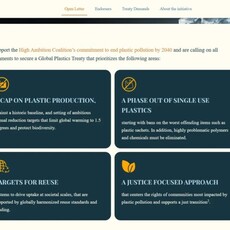 里仁響應「無塑改革先鋒」倡議，支持「全球塑膠公約」