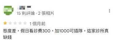 疑非法收費！高雄診所遭爆「加價1千元可插隊」 恐遭開罰25萬