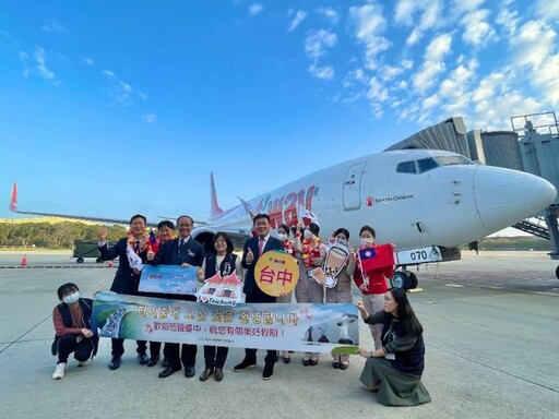 德威航空重啟仁川台中航線 1週7班天天送客遊台中