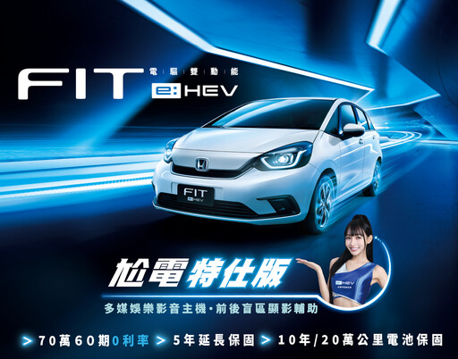Honda FIT e:HEV尬電特仕版全新登場-女神林襄邀您來店體驗超帶電的e:HEV車款威力